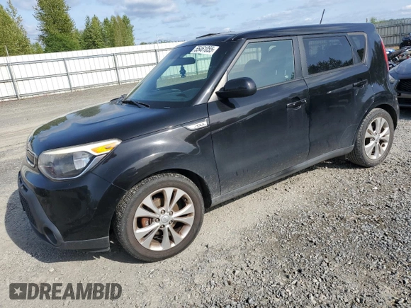2015 Kia Soul + with VIN KNDJP3A59F7114011, listed as a Copart auction lot 55461055 with 86,413 mi miles and Salvage Title. Bid and sale history available at DreamBid. Image 1.