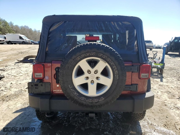 2010 Jeep Wrangler Mountain with VIN 1J4AA2D17AL211867, listed as a Copart auction lot 47586585 with 140,320 mi miles and Salvage Title. Bid and sale history available at carsss.com. Image 6.