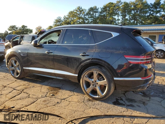 2022 Genesis GV80 with VIN KMUHCESC4NU080544, listed as a Copart auction lot 74490614 with 27,720 mi miles and Salvage title. Bid and sale history available at DreamBid. Image 2.