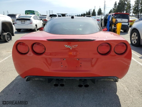 2007 Chevrolet Corvette with VIN 1G1YY25U675136819, listed as a Copart auction lot 48021695 with 70,947 mi miles and Salvage Title. Bid and sale history available at carsss.com. Image 6.