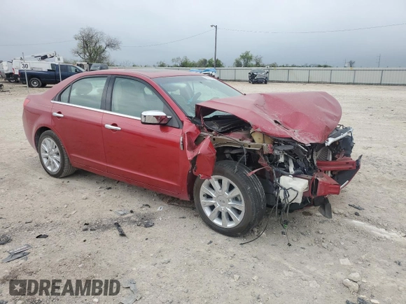 2012 Lincoln MKZ with VIN 3LNHL2GC9CR806683, listed as a Copart auction lot 50515045 with 75,308 mi miles and Salvage Title. Bid and sale history available at DreamBid. Image 4.