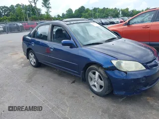 2004 Honda Civic EX z VIN 2HGES26724H525774, wystawiony jako IAAI lot #42529128 z przebiegiem 264 490 mil mil oraz . Historia ofert i sprzedaży dostępna na DreamBid. Obrazek 1.