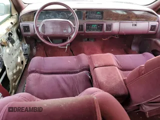 1993 Buick Roadmaster Ltd with VIN 1G4BT5375PR407710, listed as a Copart auction lot 82696974 with 130,141 mi miles and Salvage Title. Bid and sale history available at DreamBid. Image 8.