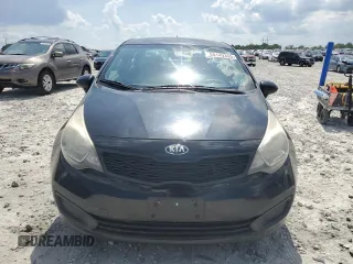 2014 Kia Rio LX with VIN KNADM4A37E6347641, listed as a Copart auction lot 55149355 with 147,810 mi miles and Clean Title. Bid and sale history available at DreamBid. Image 5.