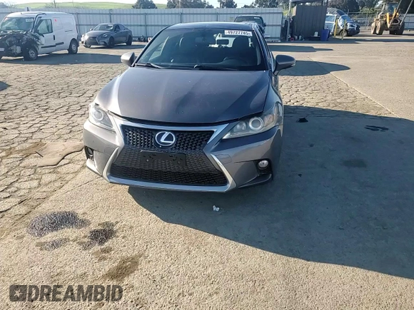 2015 Lexus CT 200h with VIN JTHKD5BH8F2243838, listed as a Copart auction lot 49727745 with 107,813 mi miles and Salvage title. Bid and sale history available at DreamBid. Image 11.