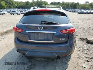 2010 Infiniti FX35 with VIN JN8AS1MW6AM853746, listed as a Copart auction lot 71623434 with 0 mi miles and Salvage Title. Bid and sale history available at carsss.com. Image 6.