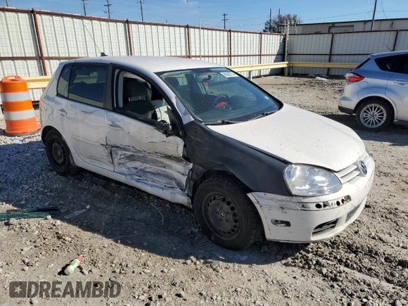 2008 Volkswagen Rabbit S with VIN WVWDB71K08W335787, listed as a Copart auction lot 80062754 with 145,248 mi miles and Salvage title. Bid and sale history available at DreamBid. Image 4.