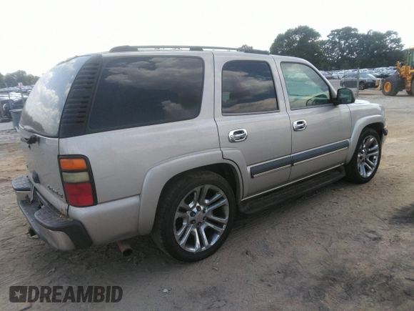 2004 Chevrolet Tahoe LT with VIN 1GNEC13ZX4R203631, listed as a IAAI auction lot 42797033 with Not provided miles and . Bid and sale history available at DreamBid. Image 4.