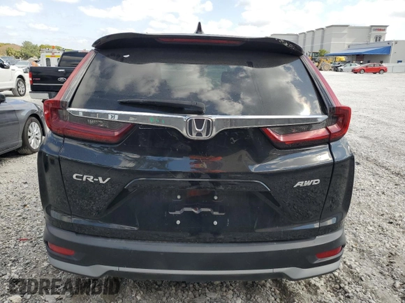 2021 Honda CR-V EX with VIN 5J6RW2H56ML014906, listed as a Copart auction lot 54854445 with 67,403 mi miles and Salvage Title. Bid and sale history available at carsss.com. Image 6.