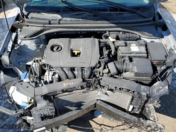 2020 Hyundai Elantra SE with VIN 5NPD74LF6LH594296, listed as a Copart auction lot 46218865 with 21,590 mi miles and Salvage Title. Bid and sale history available at carsss.com. Image 11.