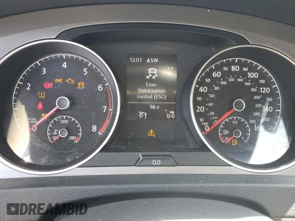 2016 Volkswagen Golf SportWagen TSI S with VIN 3VWC17AU9GM507455, listed as a Copart auction lot 73681264 with 0 mi miles and Clean Title. Bid and sale history available at carsss.com. Image 9.