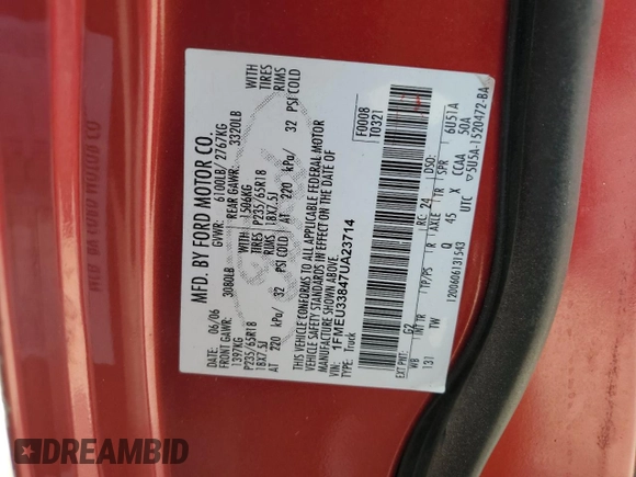 2007 Ford Explorer Sport Trac Limited z VIN 1FMEU33847UA23714, wystawiony jako Copart lot #42030965 z przebiegiem 184 790 mil mil oraz Szkoda całkowita • Salvage title. Historia ofert i sprzedaży dostępna na DreamBid. Obrazek 12.