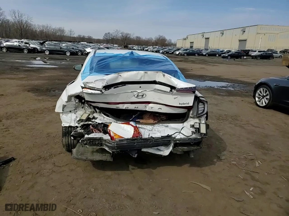 2021 Hyundai Sonata Hybrid SEL with VIN KMHL34JJ7MA017733, listed as a Copart auction lot 50652045 with 0 mi miles and Salvage Title. Bid and sale history available at carsss.com. Image 11.