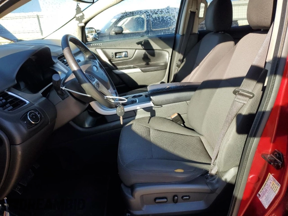 2014 Ford Edge SEL with VIN 2FMDK3J96EBA03013, listed as a Copart auction lot 46325025 with 130,534 mi miles and Salvage Title. Bid and sale history available at carsss.com. Image 7.