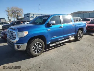 2017 Toyota Tundra 4WD Limited with VIN 5TFHW5F12HX603467, listed as a Copart auction lot 46814285 with 191,785 mi miles and Salvage Title. Bid and sale history available at carsss.com. Image 1.
