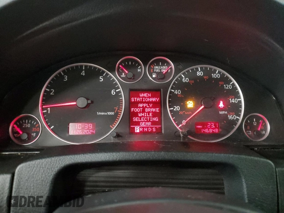 2005 Audi allroad A6 V8 with VIN WA1YD64B45N000576, listed as a Copart auction lot 81767684 with 146,848 mi miles and Salvage Title. Bid and sale history available at DreamBid. Image 9.