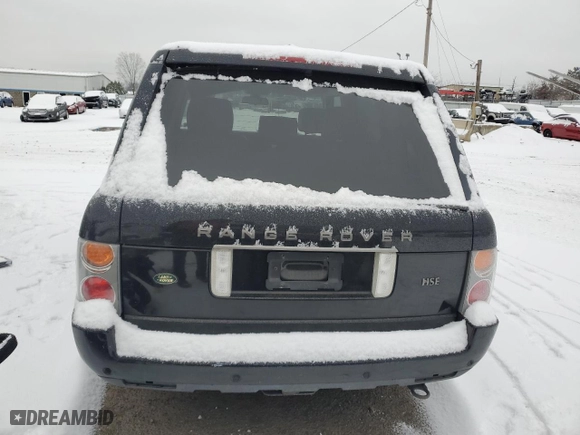 2005 Land Rover Range Rover HSE with VIN SALME11435A187612, listed as a Copart auction lot 83746314 with 0 mi miles and Clean Title. Bid and sale history available at carsss.com. Image 6.