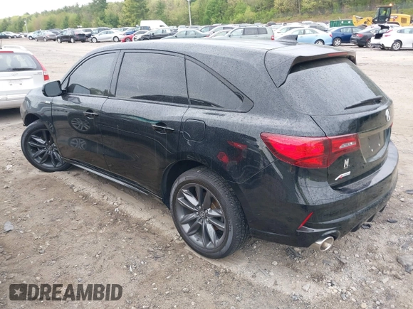 2019 Acura MDX Technology with VIN 5J8YD4H03KL025724, listed as a IAAI auction lot 39401800 with 66,988 mi miles and . Bid and sale history available at DreamBid. Image 3.