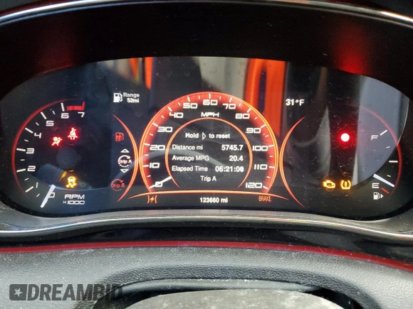 2014 Dodge Dart GT with VIN 1C3CDFEB1ED683538, listed as a Copart auction lot 48245315 with 123,660 mi miles and Salvage Title. Bid and sale history available at carsss.com. Image 9.