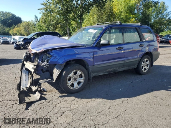 2003 Subaru Forester X with VIN JF1SG63663G705300, listed as a Copart auction lot 72822384 with 137,195 mi miles and Salvage Title. Bid and sale history available at carsss.com. Image 1.