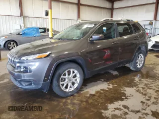 2015 Jeep Cherokee Latitude with VIN 1C4PJMCS0FW550661, listed as a Copart auction lot 56456315 with 62,205 mi miles and Salvage Title. Bid and sale history available at DreamBid. Image 1.