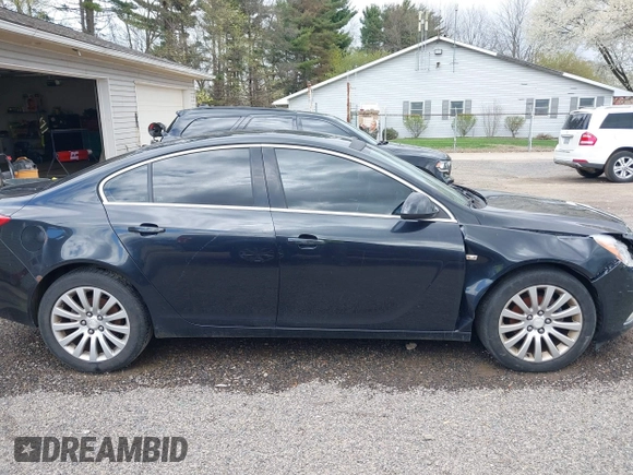 2011 Buick Regal CXL RL4 with VIN W04GS5EC5B1107772, listed as a IAAI auction lot 42044650 with 143,670 mi miles. Bid and sale history available at carsss.com. Image 13.