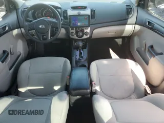 2010 Kia Forte LX with VIN KNAFT4A23A5107621, listed as a Copart auction lot 53696985 with 124,833 mi miles and Salvage Title. Bid and sale history available at carsss.com. Image 8.
