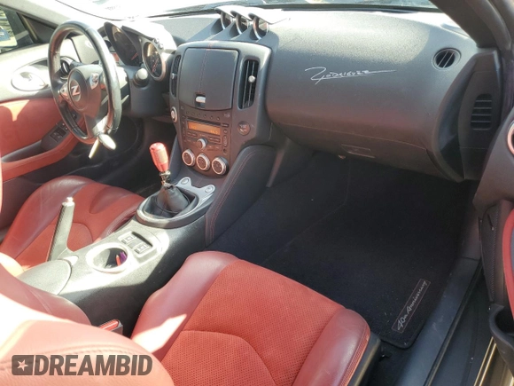 2010 Nissan 370Z Touring with VIN JN1AZ4EH6AM501763, listed as a Copart auction lot 45717785 with 102,341 mi miles and Salvage Title. Bid and sale history available at DreamBid. Image 8.