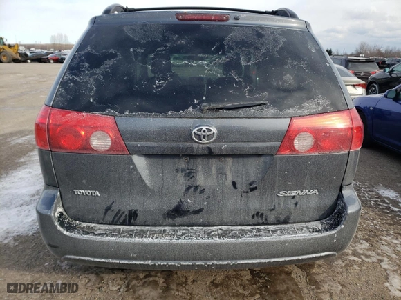 2009 Toyota Sienna CE with VIN 5TDZK23C89S246713, listed as a Copart auction lot 88325975 with 282,494 mi miles and Salvage Title. Bid and sale history available at carsss.com. Image 6.