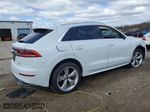 2022 Audi Q8 Premium Plus z VIN WA1BVBF19ND017136, wystawiony jako Copart lot #53187265 z przebiegiem 41 734 mil mil oraz Szkoda całkowita • Salvage title. Historia ofert i sprzedaży dostępna na DreamBid. Obrazek 3.