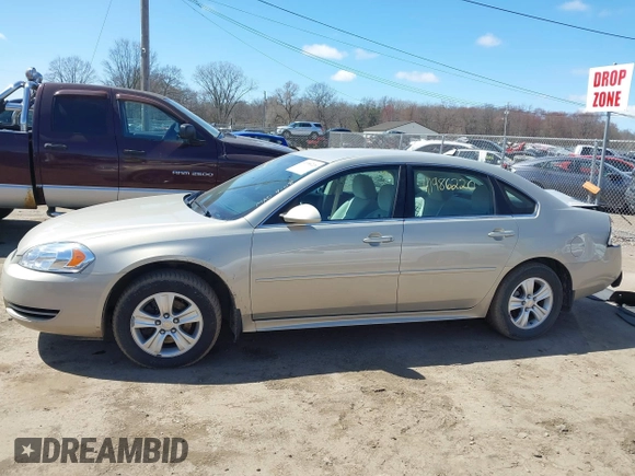 2012 Chevrolet Impala LS Retail with VIN 2G1WA5E35C1206391, listed as a IAAI auction lot 41986220 with 55,644 mi miles and . Bid and sale history available at DreamBid. Image 15.