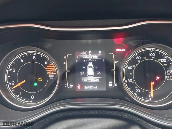 2019 Jeep Cherokee Latitude Plus with VIN 1C4PJLLB4KD226533, listed as a IAAI auction lot 41512342 with 56,457 mi miles. Bid and sale history available at carsss.com. Image 7.