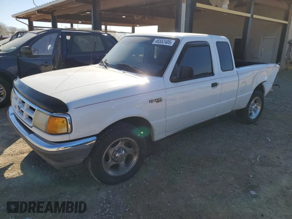1994 Ford Ranger Splash with VIN 1FTCR14X9RPA85702, listed as a Copart auction lot 46552405 with 28,756 mi miles and Salvage Title. Bid and sale history available at carsss.com. Image 1.