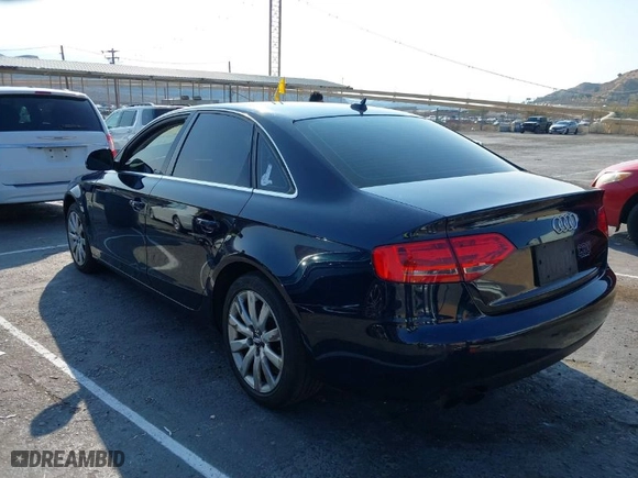 2009 Audi A4 2.0T Prem Plus with VIN WAUSF78K09N018968, listed as a IAAI auction lot 41479808 with 128,578 mi miles. Bid and sale history available at carsss.com. Image 3.