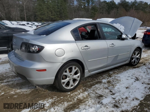 2007 Mazda 3 S Sport with VIN JM1BK323471648067, listed as a Copart auction lot 41543385 with 142,593 mi miles and Salvage Title. Bid and sale history available at carsss.com. Image 3.