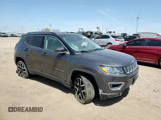 2018 Jeep Compass Limited with VIN 3C4NJDCB9JT261879, listed as a Copart auction lot 56523365 with 172,382 mi miles and Salvage title. Bid and sale history available at DreamBid. Image 14.