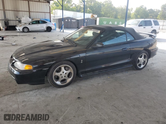1996 Ford Mustang Cobra with VIN 1FALP46V0TF188786, listed as a Copart auction lot 57933355 with 36,931 mi miles and Salvage title. Bid and sale history available at DreamBid. Image 1.
