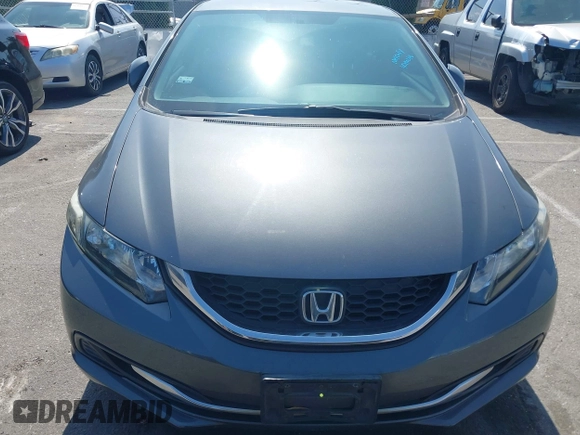 2013 Honda Civic LX with VIN 19XFB2F55DE252598, listed as a IAAI auction lot 42490248 with 115,550 mi miles and . Bid and sale history available at DreamBid. Image 12.