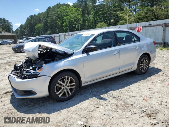 2014 Volkswagen Jetta S with VIN 3VW2K7AJ3EM227817, listed as a Copart auction lot 61415465 with 121,248 mi miles and Salvage title. Bid and sale history available at DreamBid. Image 1.