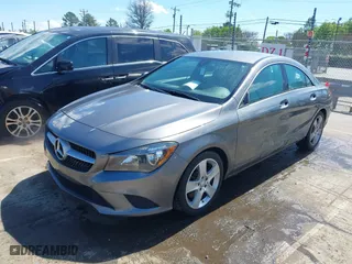 2015 Mercedes-Benz CLA-Class CLA 250 with VIN WDDSJ4EBXFN225762, listed as a IAAI auction lot 41869946 with 90,619 mi miles. Bid and sale history available at carsss.com. Image 2.