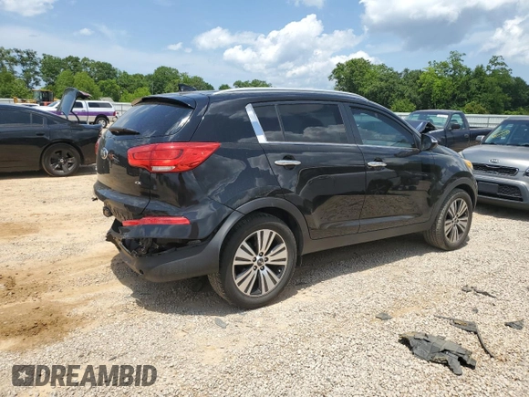 2015 Kia Sportage EX with VIN KNDPC3AC6F7712058, listed as a Copart auction lot 58255795 with 137,954 mi miles and Salvage title. Bid and sale history available at DreamBid. Image 3.