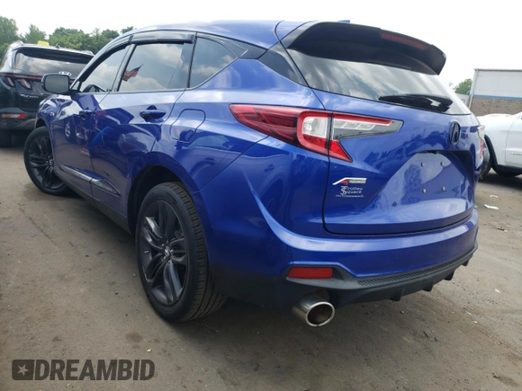 2019 Acura RDX w/A-Spec Pkg with VIN 5J8TC2H62KL002683, listed as a Copart auction lot 64447205 with 145,511 mi miles and Salvage title. Bid and sale history available at DreamBid. Image 2.