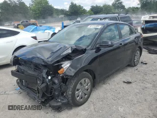 2020 Kia Rio S with VIN 3KPA24AD6LE349327, listed as a Copart auction lot 58131324 with 61,298 mi miles and Salvage Title. Bid and sale history available at carsss.com. Image 1.