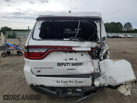2024 Dodge Durango Special Service with VIN 1C4RDJFG0RC135075, listed as a Copart auction lot 59604385 with 21,619 mi miles and Salvage title. Bid and sale history available at DreamBid. Image 6.