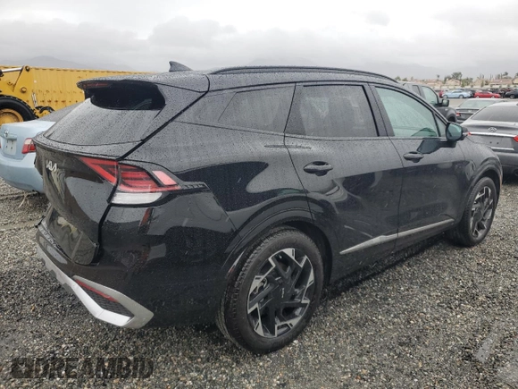 2024 Kia Sportage SX-Prestige with VIN 5XYK53DF4RG201594, listed as a Copart auction lot 45287835 with 4,790 mi miles and Salvage Title. Bid and sale history available at carsss.com. Image 3.