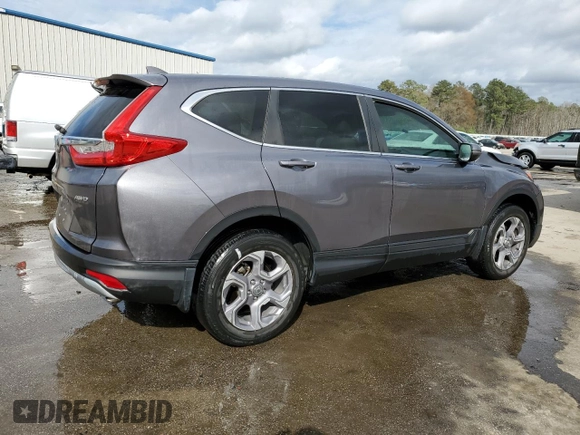 2019 Honda CR-V EX with VIN 7FARW2H56KE054039, listed as a Copart auction lot 50152465 with 36,532 mi miles and Salvage Title. Bid and sale history available at DreamBid. Image 3.