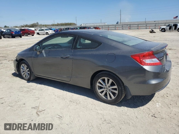 2012 Honda Civic Cpe EX-L with VIN 2HGFG3B15CH518961, listed as a Copart auction lot 47932635 with Not Provided miles and Salvage Title. Bid and sale history available at carsss.com. Image 2.