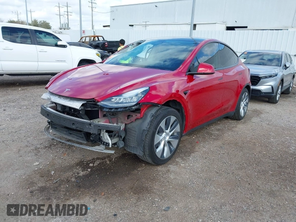 2020 Tesla Model Y Long Range with VIN 5YJYGDEE9LF009957, listed as a IAAI auction lot 41780248 with 31,053 mi miles and . Bid and sale history available at DreamBid. Image 21.
