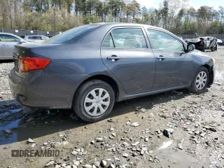 2009 Toyota Corolla with VIN 2T1BU40E69C140217, listed as a Copart auction lot 52199345 with 105,505 mi miles and Salvage Title. Bid and sale history available at carsss.com. Image 3.