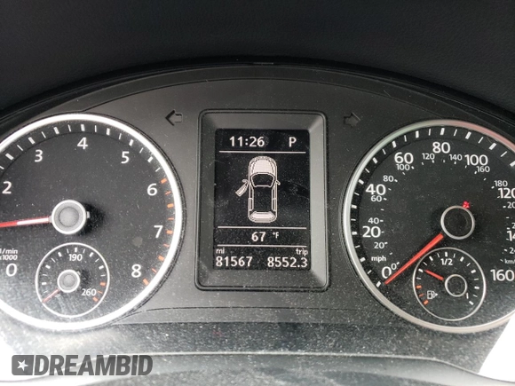 2016 Volkswagen Tiguan SE with VIN WVGBV7AX5GW060549, listed as a Copart auction lot 54997694 with 81,567 mi miles and Salvage Title. Bid and sale history available at DreamBid. Image 9.